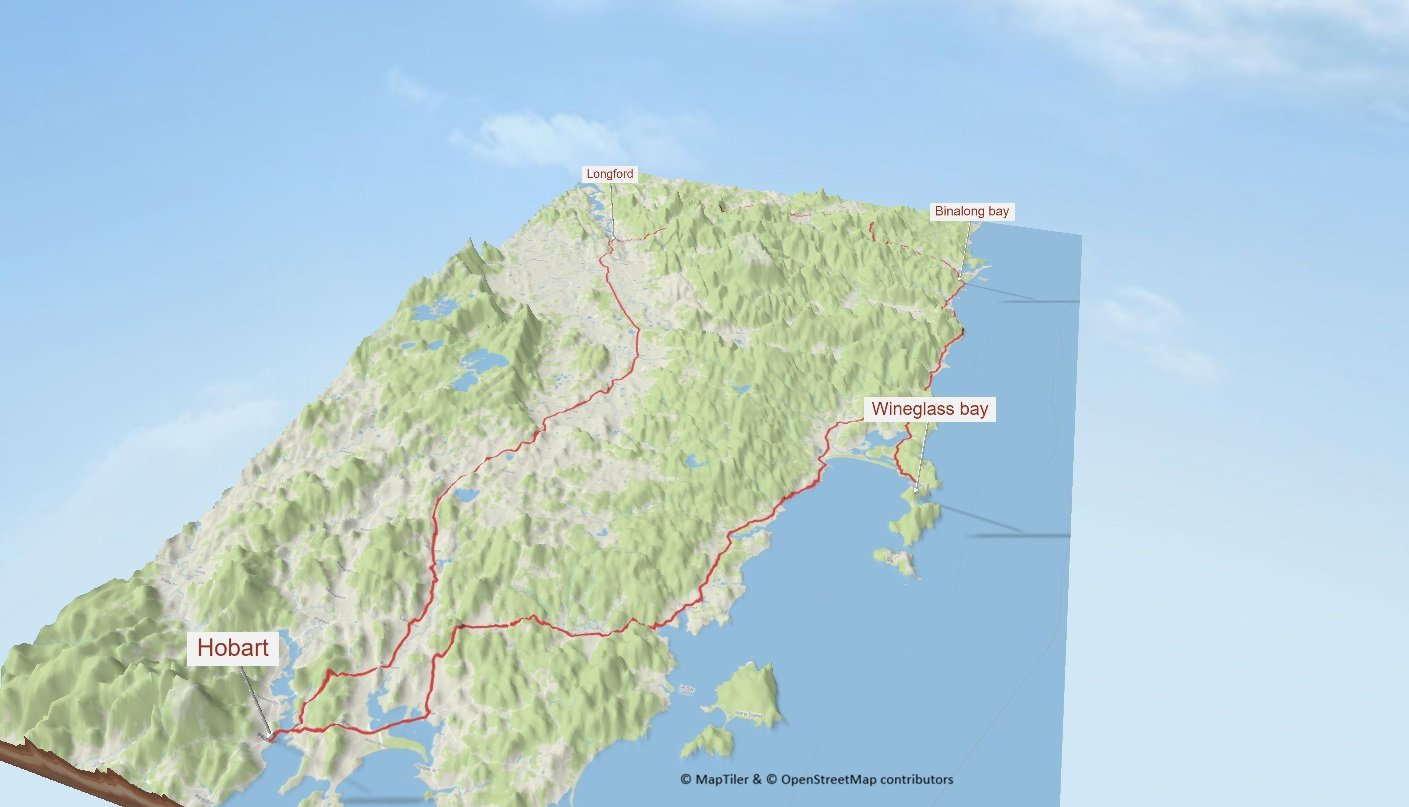 Australia – Tasmania 3-Day Roadbook & Free GPX Track