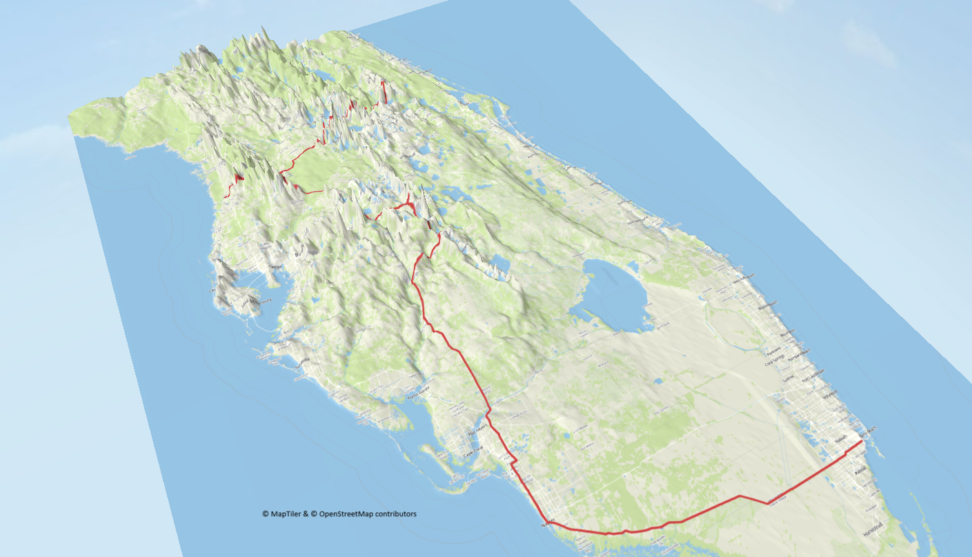 USA – Florida – 4 legs track
A weird and wonderful ride from Miami to Cassadaga