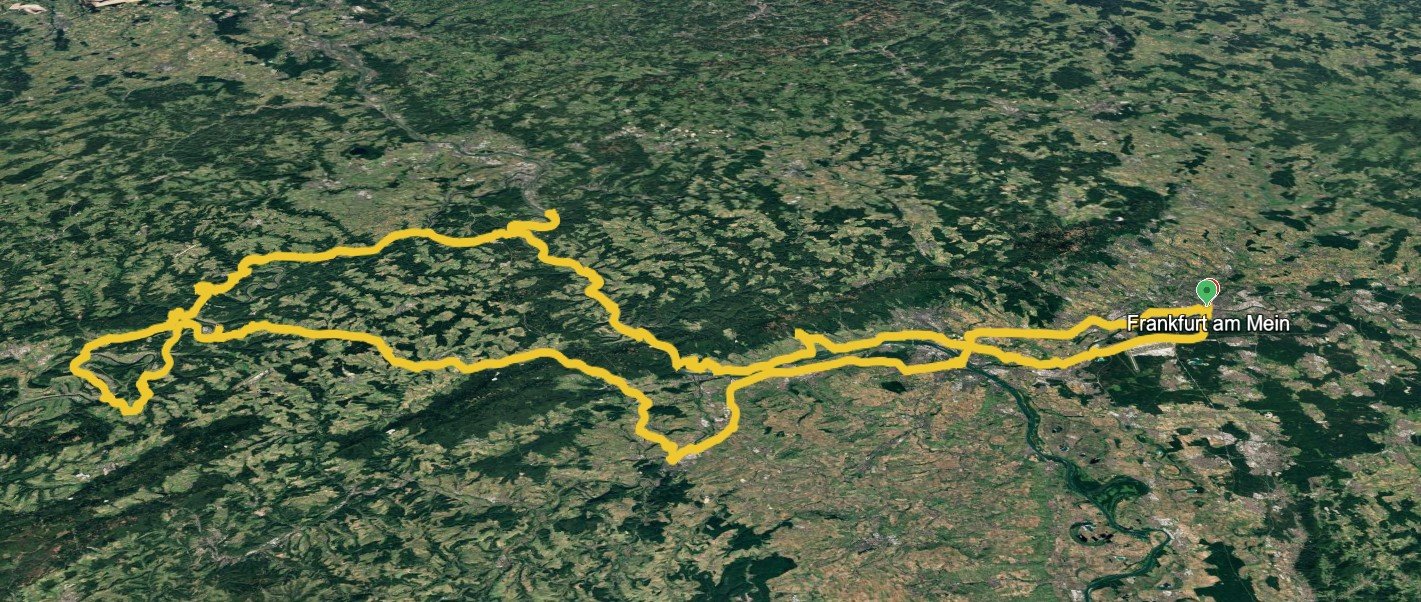 Germany – Rhine & Mosel Vineyards Motorcycle Loop from Frankfurt: 2 Scenic Stages through Germany’s Best Wine Roads