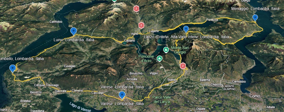 Italy – North – Lombardy Lakes Loop from Varese