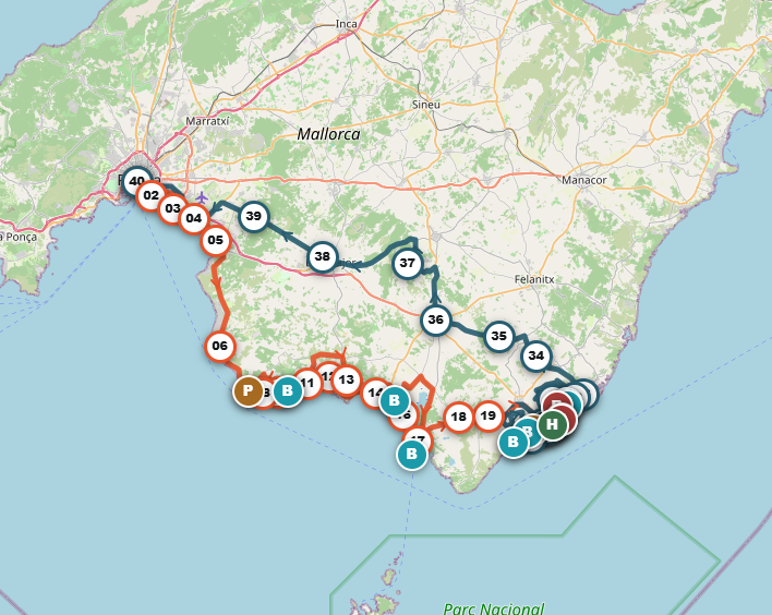 109-Mallorca Motorcycle Route: Ultimate 2-Day Loop from Palma