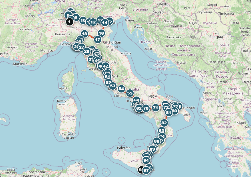 108-Italy Grand Tour 2026 – 3,000 km Motorcycle Adventure from the Alps to Sicily