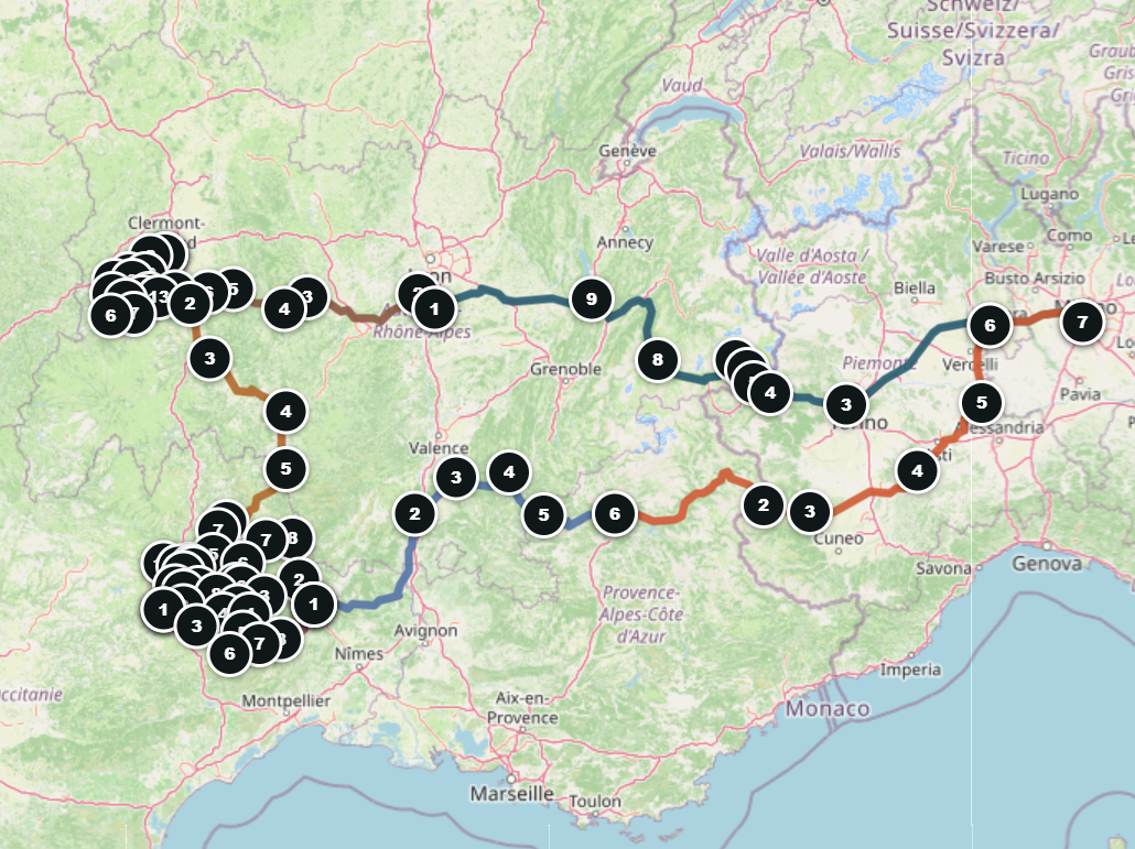 111 – France – Massif Central – 9 Days