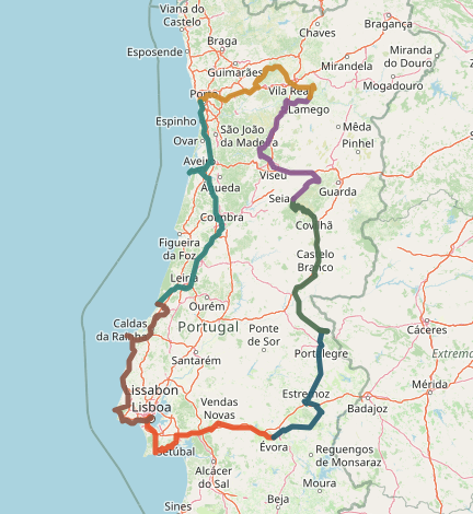 131 EMJ – Portugal Grand Tour – 7 Days loop